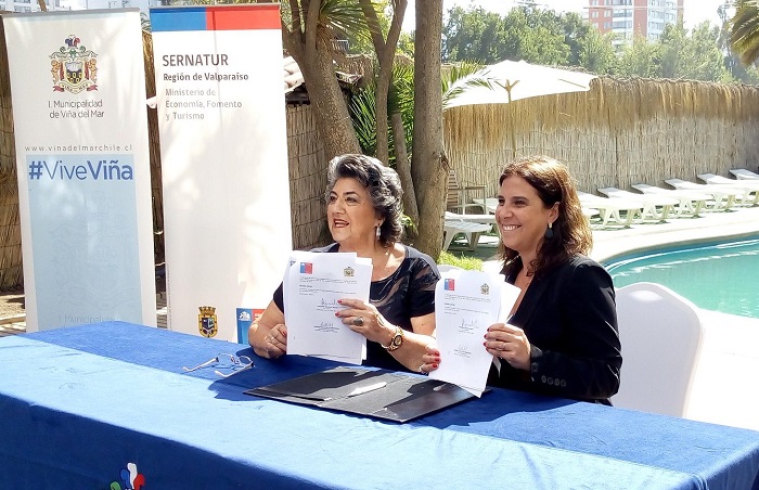 Convenio para promover y reactivar el turismo firmaron Sernatur y Viña