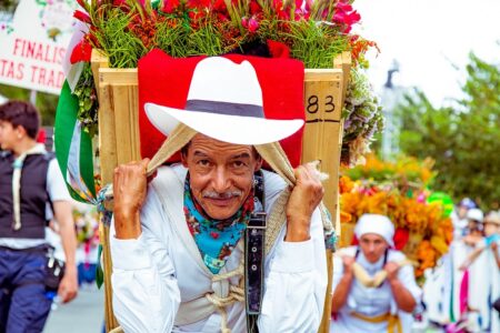 Desfile de silleteros