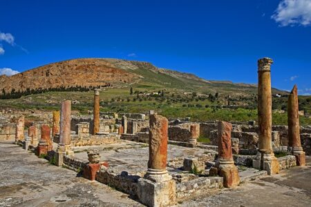 Sitio arqueológico de Bulla Regia, Ruta Granero de Roma