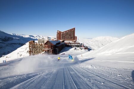 Centro de esquí Valle Nevado.