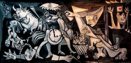 Guernico, alusivo a la obra de Picasso