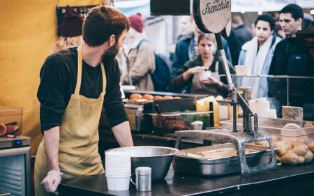 Ventas reales de comida de servicio rápido a nivel nacional