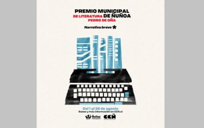 Premio Municipal de Literatura de Ñuñoa Pedro de Oña abre postulaciones