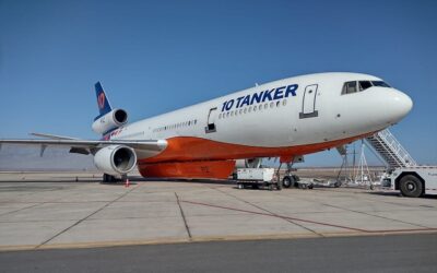 Ten Tanker y brigadistas extranjeros se integran a combate de incendios