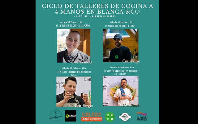Iniciativa 100K de verano reúne a chefs de cuenca del Lago Llanquihue