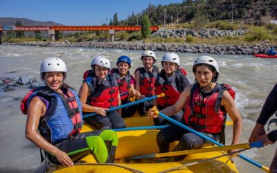 Personas con discapacidad auditiva realizaron rafting inclusivo en O’Higgins