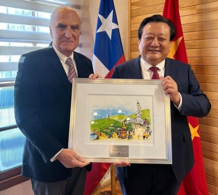 Obsequio al vicegobernador de la provincia de Shandong, Jiang Cheng