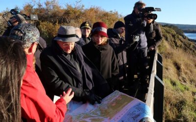 Presidente de Italia recorrió el Parque del Estrecho de Magallanes