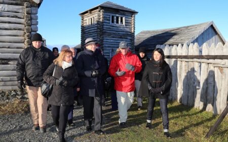 Presidente de Italia, Sergio Mattarella, en visita al Parque del Estrecho de Magallanes