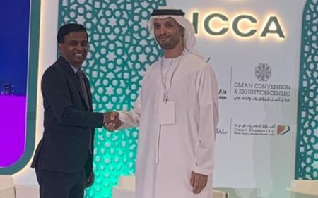 Senthil Gopinath ICCA CEO and HE Saleh Mohamed Al Geziry