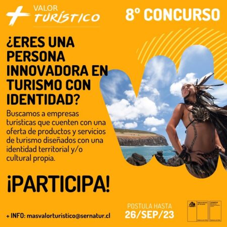 Afiche del 8° Concurso “Más Valor Turístico”.
