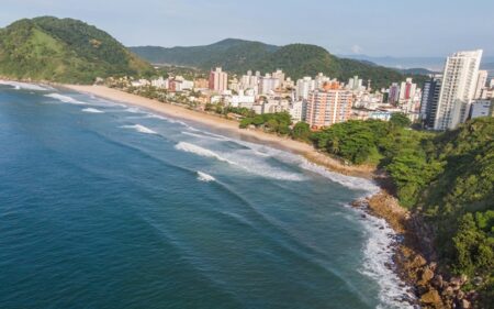 Guarujá, praia do Tombo, Sao Paulo