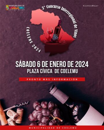 Tercer Concurso Interregional de Vinos - Coelemu 2024