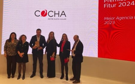 Iberia entregó un reconocimiento a COCHA