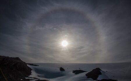 Río atmosférico en la Antártica