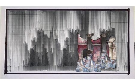 Boceto de la escenografía de "La flauta mágica"