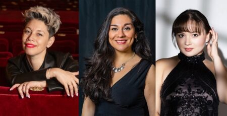 Christine Hucke, Annya Pinto y Shelen Hughes