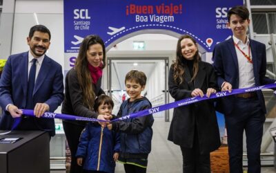 SKY inaugura vuelos directos desde Santiago a Salvador de Bahía