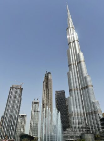 Burj Khalifa, en Dubái, Emiratos Árabes Unidos 