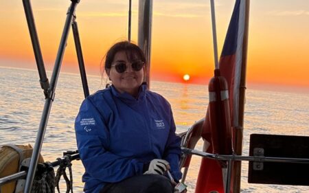 Viviana Suárez, fundadora de LYS Sailing Tours. Viviana Suárez, fundadora de LYS Sailing Tours.