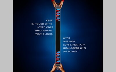 Wifi de alta velocidad gratuito disponible a bordo de vuelos de Air France