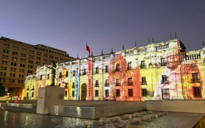 “Mapping” en La Moneda para celebrar el Día Mundial del Turismo 2025