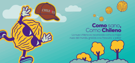 Afiche de la campaña “Como nuez”