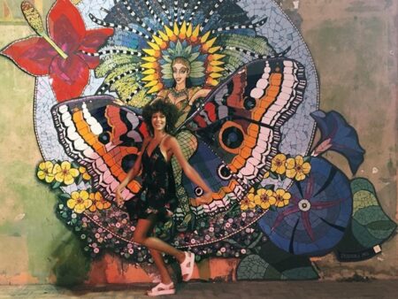 Mural de la chilena Isidora López Paz
