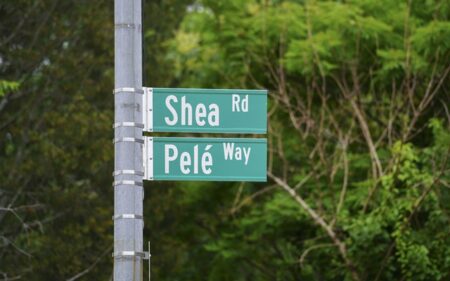 Calle en honor a Pelé Calle en honor a Pelé