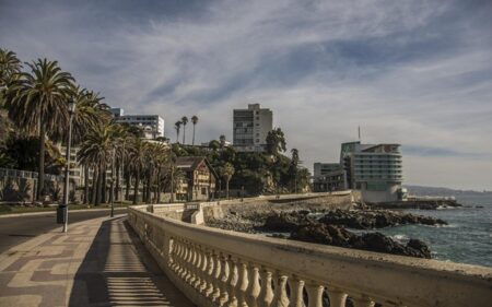 Paseo costero en Viña del Mar Paseo costero en Viña del Mar