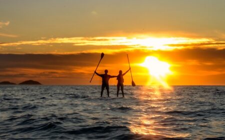 Stand Up Paddle al amanecer en Río de Janeiro Stand Up Paddle al amanecer en Río de Janeiro