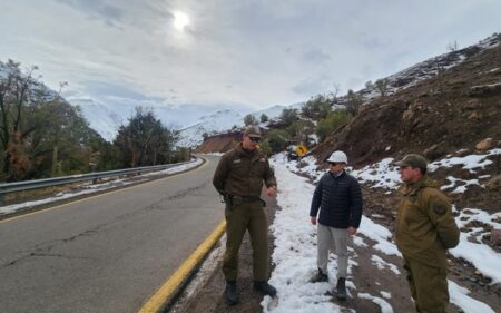 Ruta hacia Farellones